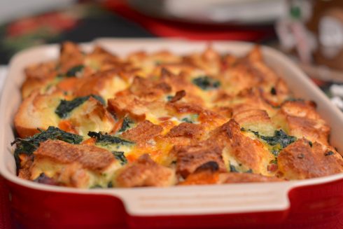 Loaded Ham & Veggie Strata | The Naptime Chef