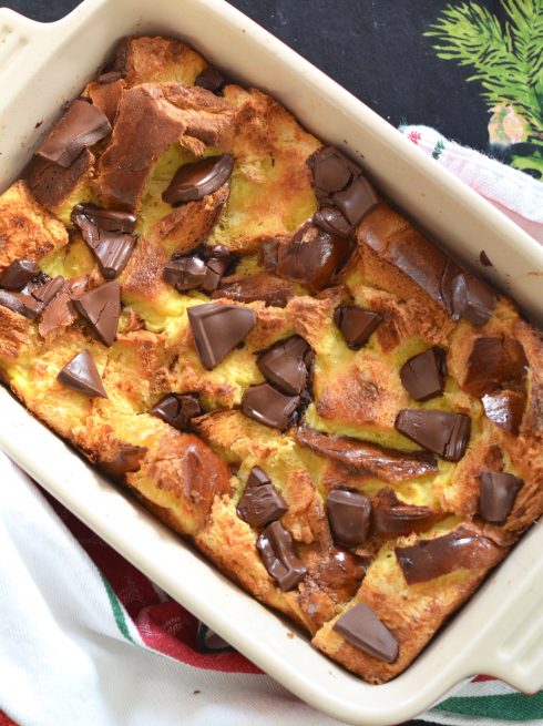 Chocolate Orange Bread Pudding | The Naptime Chef