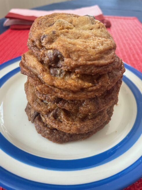 Thin and Crispy Chocolate Chip Cookies